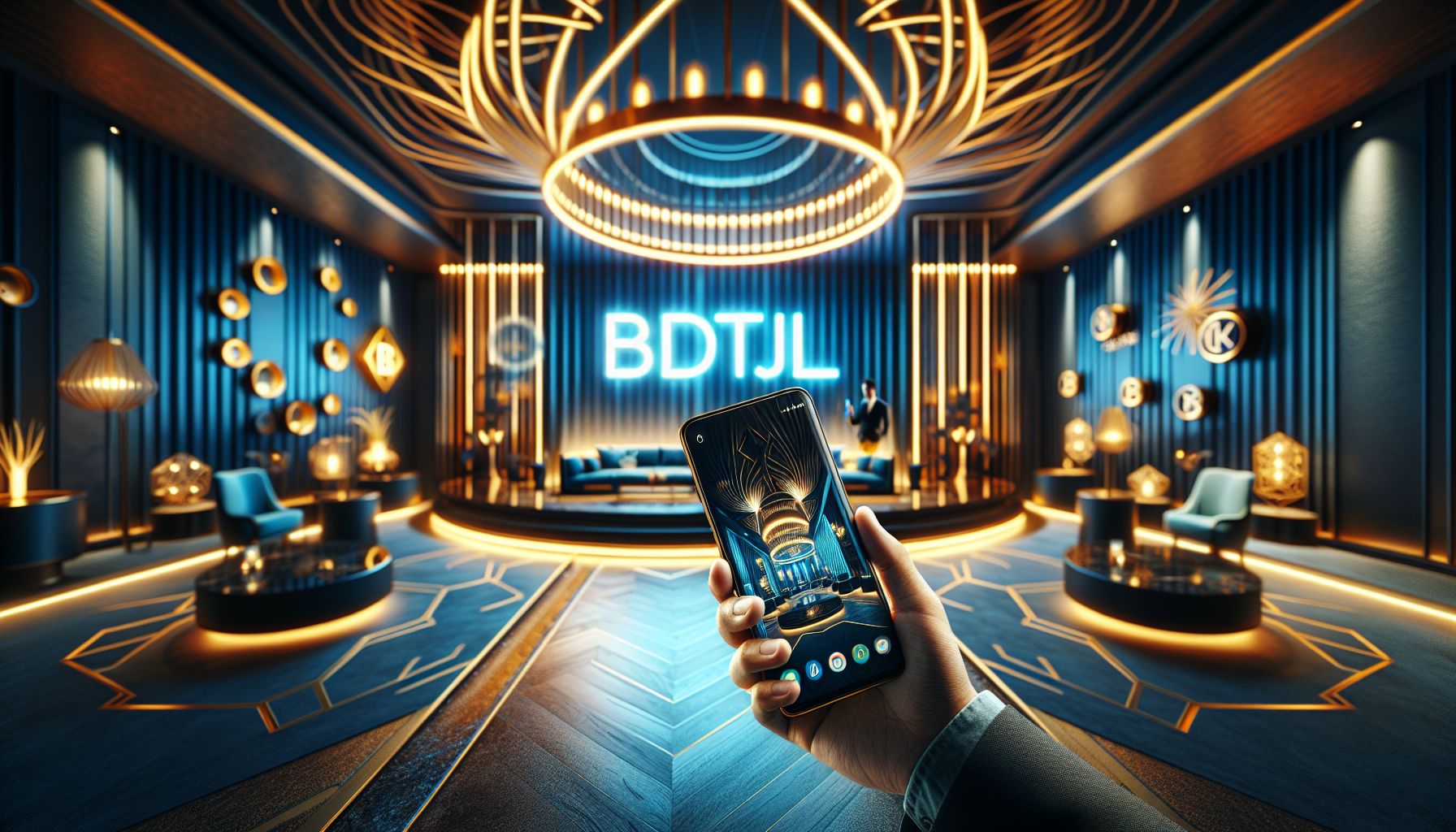 Bangladesh player using a smartphone to access BDTJL gaming features